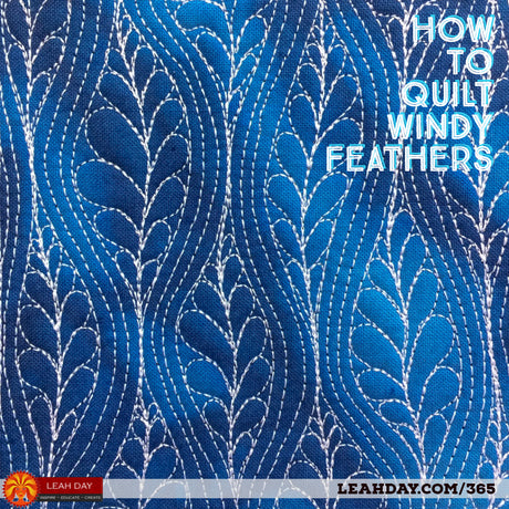 How to Free Motion Quilt Windy Feathers