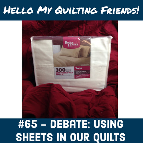 Can You Make Quilts from Bed Sheets? Quilting Debate with Leah Day