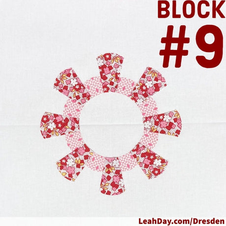 Dainty Dresden Ring Quilt Block Tutorial