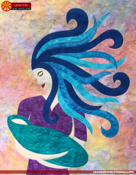 Eternal Love Goddess Fusible Applique Quilt Along