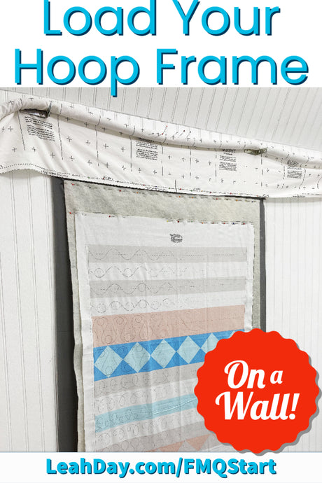 How to Load a Hoop Frame - Start Quilting Video #2