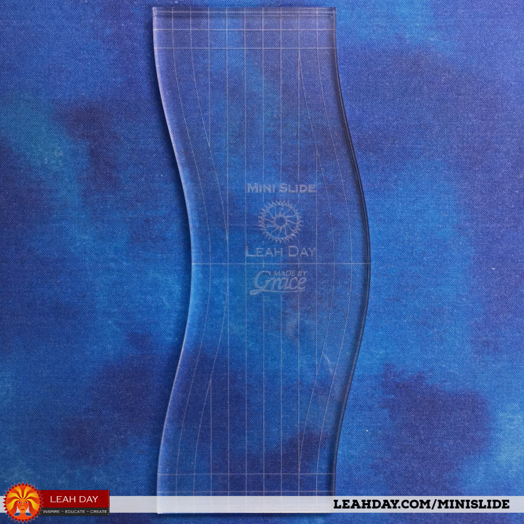 Curved Quilting Ruler + Video = How to Use the Mini Slide Ruler