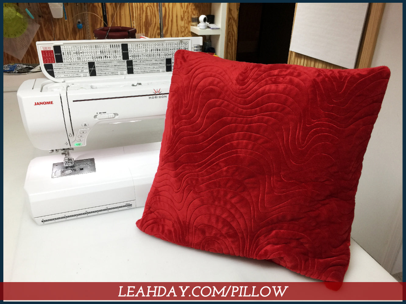 Sew a Simple Pillow Cushion Cover Using Quilted Scraps LeahDay