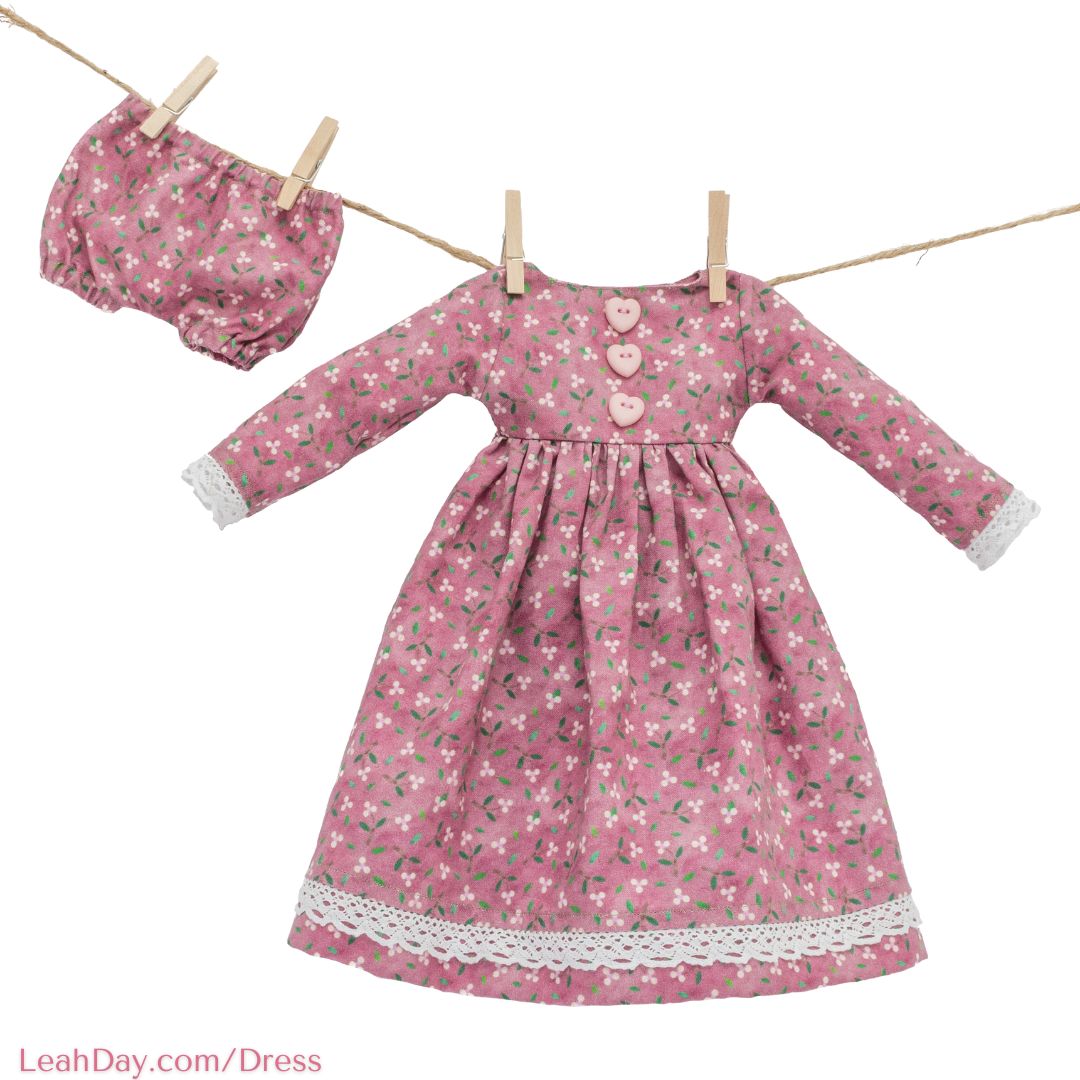 Beginner Sewing Tutorial: How to Sew a Doll Dress LeahDay.com Beginner Sewing Tutorial: How to Sew a Doll Dress LeahDay.com