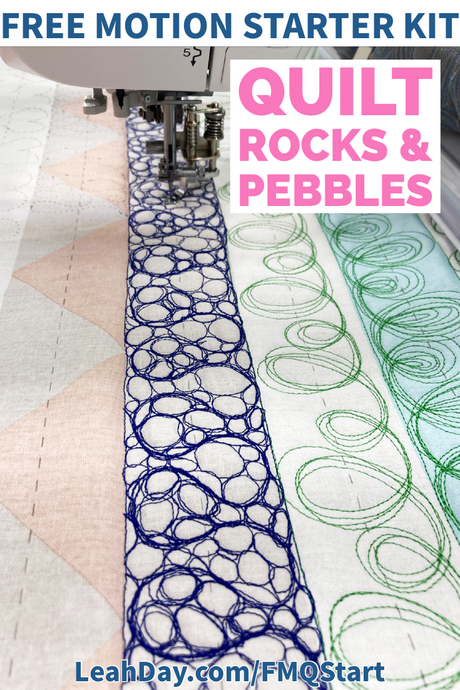 Quilting Circles - Rocks and Pebbles - Start Quilting #7