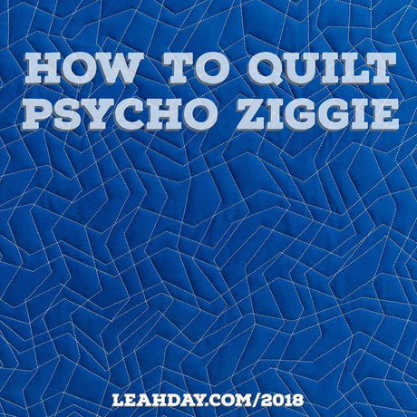 How to Machine Quilt Psycho Ziggie