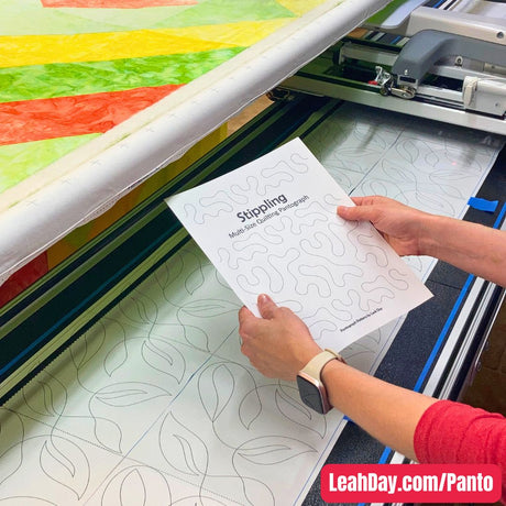 Pantograph Quilting Patterns Stippling