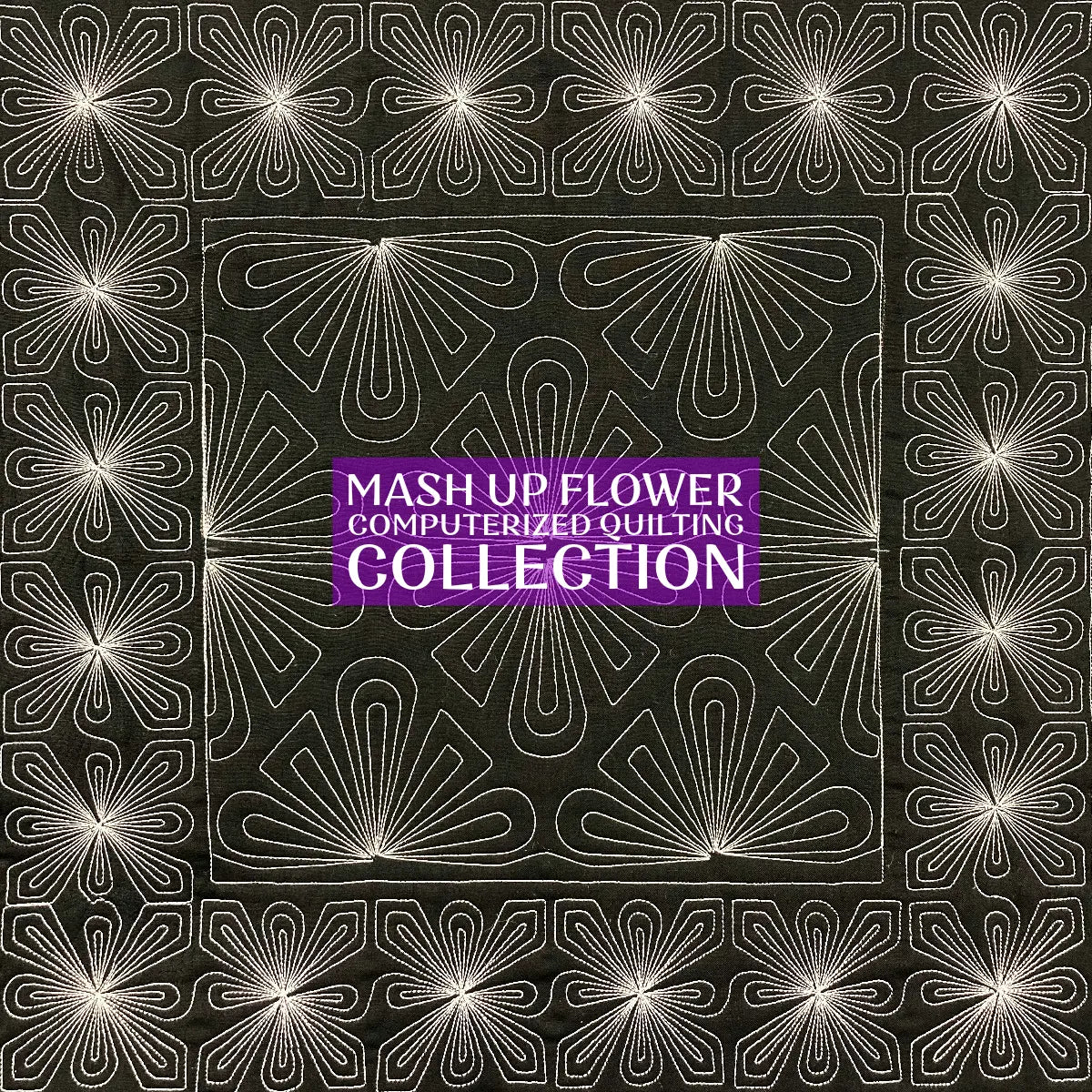 Computerized Quilting Design Collection Mash Up Flower