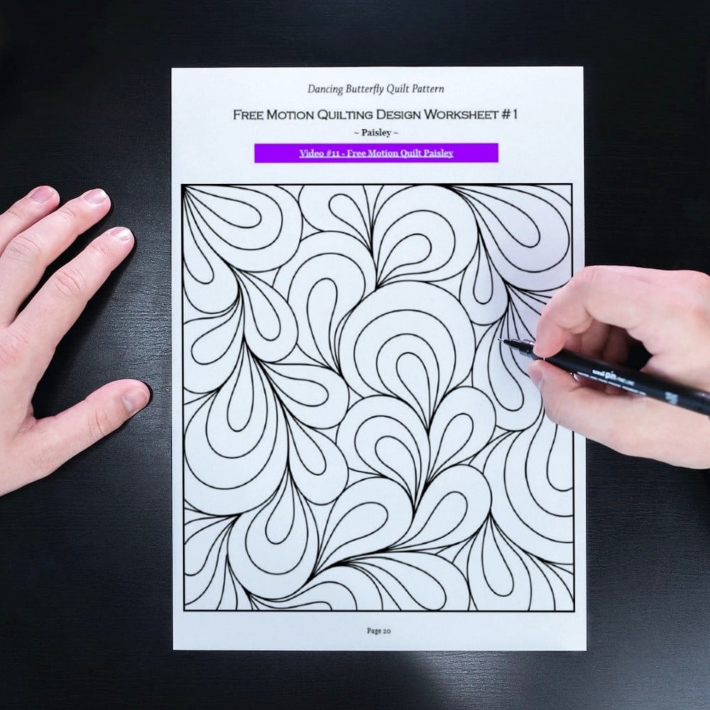 Free Motion Quilting Worksheets | Machine Quilting Worksheets