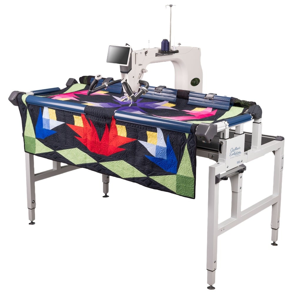 Evolution Hoop Frame with Longarm Machine