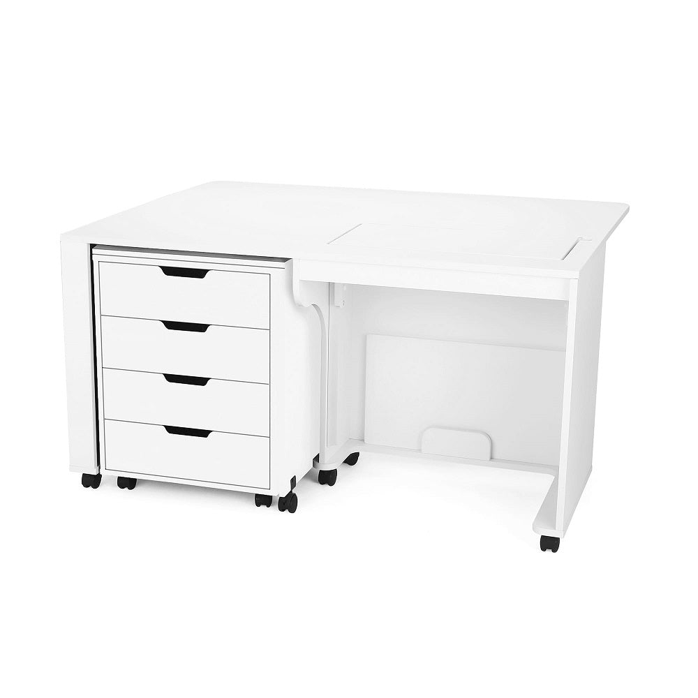 A Sewing Table with Storage - The Laverne and Shirley Sewing Cabinet