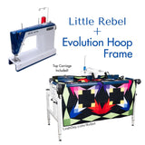 Little Rebel Sewing Machine and Evolution Hoop Frame
