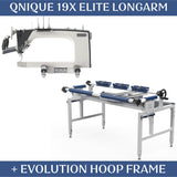 Qnique 19X Elite Long Arm Quilting Machine and 5 Foot Frame