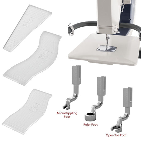 Qnique Longarm Machine Ruler Quilting Tools