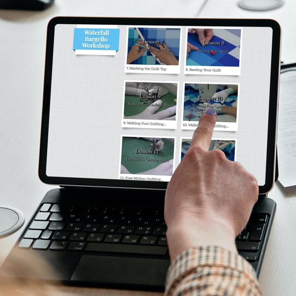 Waterfall Bargello Quilt Workshop Videos