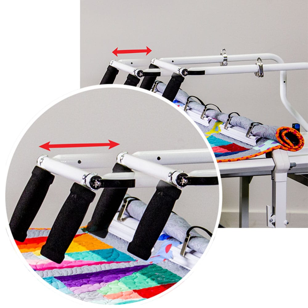 Extended Handlebars for Sit-Down Longarms