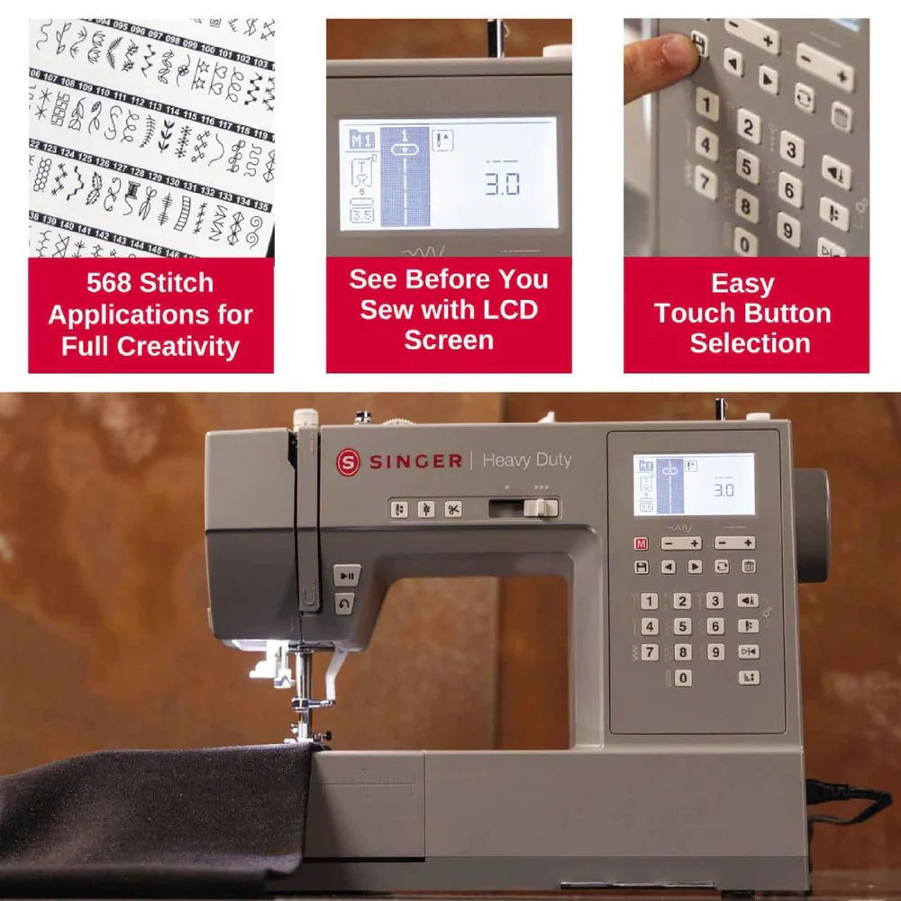 Singer Heavy Duty 6800C Computerized Sewing Machine