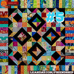 Friendship Sampler Quilt Along Block 5 Scrap Overload