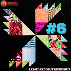 Friendship Sampler Quilt Along Block 3 Scrappy Pinwheel