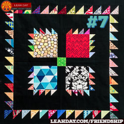 Friendship Sampler Quilt Along Block 7 Bears Claw