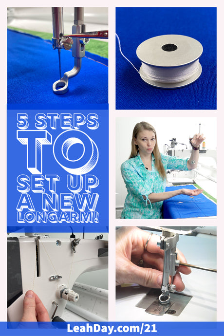5 Steps to Setting Up a Long Arm Quilting Machine