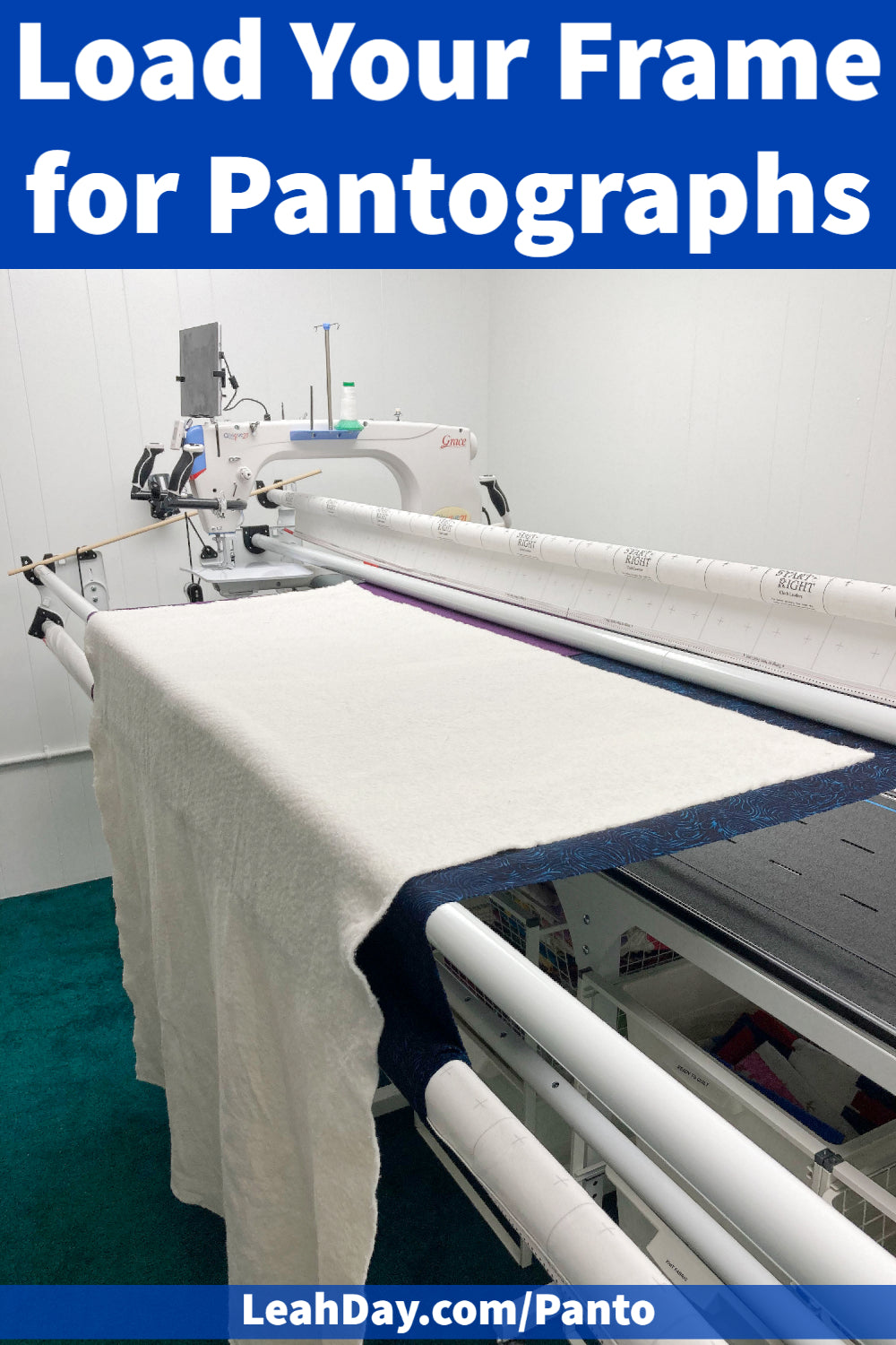 How To Use Red Snappers On A Longarm Quilting Frame