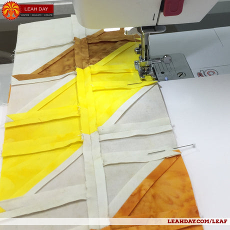 How to Piece a Split Leaf Quilt Block