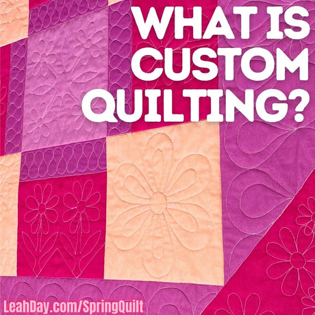 Custom Quilting Flower Quilt Patterns