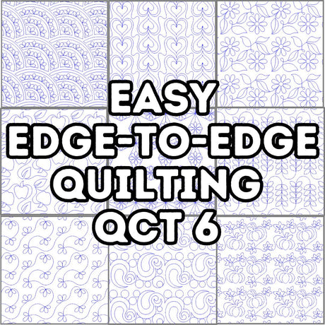 Easy Edge to Edge Quilting QCT 6