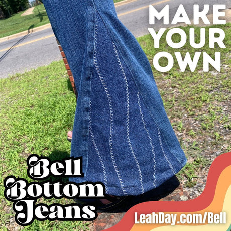 Make Your Own Bell Bottom Jeans Sewing Tutorial