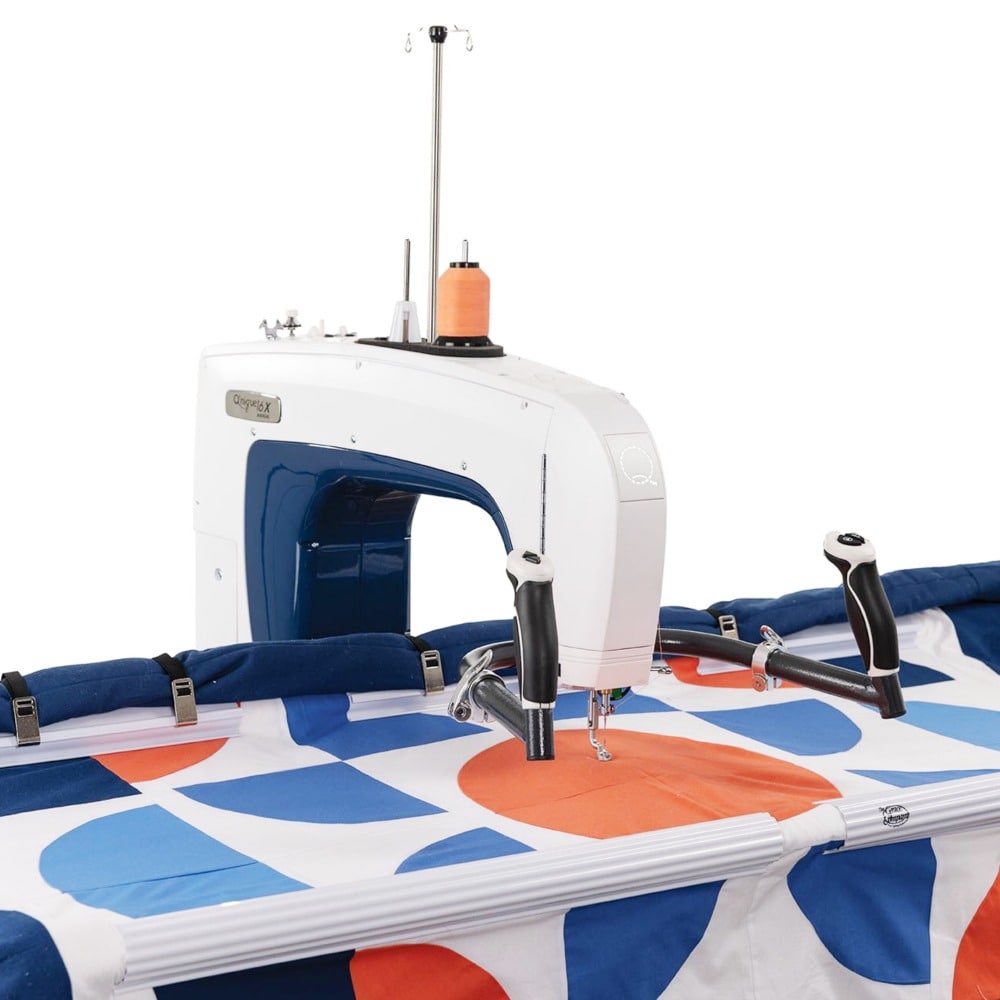 Quilting with machine quilting rulers on a home machine – The