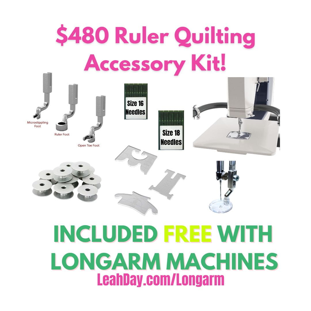 Ruler quilting accessories kit for Grace longarm machines