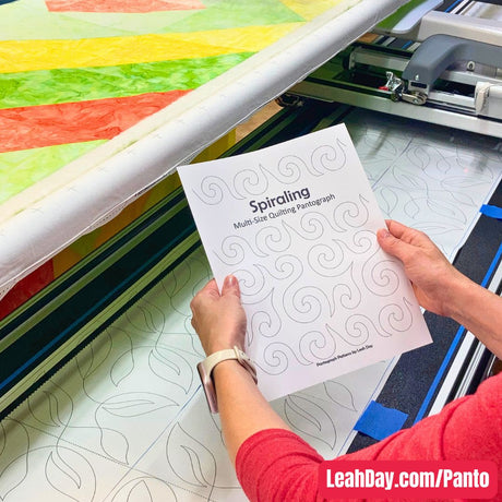 Pantograph Quilting Patterns Spiraling