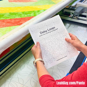 Pantograph Quilting Patterns Daisy Loops