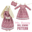 Ms Bunny Doll Sewing Pattern | Doll Sewing Pattern