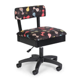 Print fabric sewing chair
