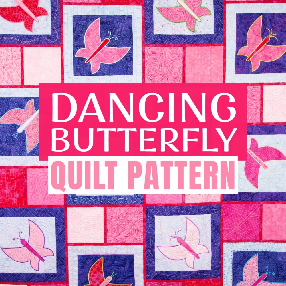 Dancing Butterfly Quilt Digital Pattern