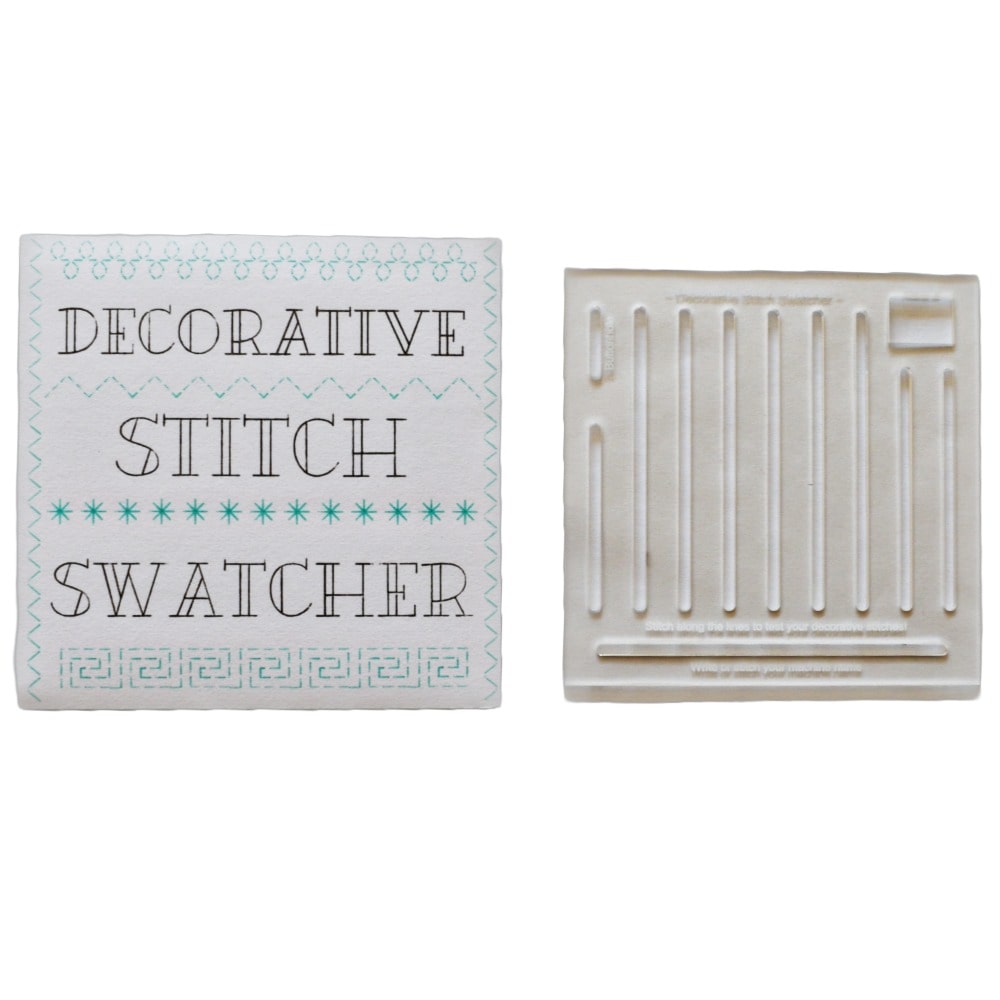 Decorative Stitch Swatcher Template - Use Your Decorative Stitches