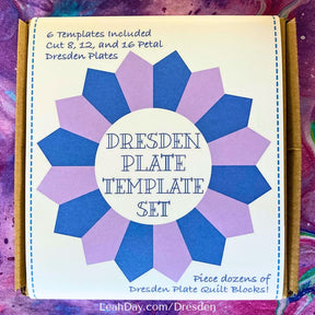 Dresden Plate Quilt Block Template Set