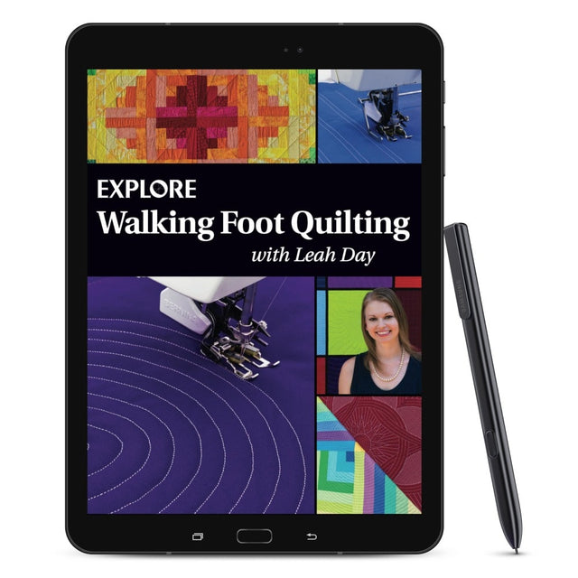 Explore Walking Foot Quilting with Leah Day EBook