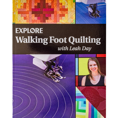 Explore Walking Foot Quilting with Leah Day Book