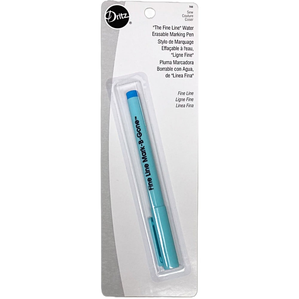 D&D Fabric Marking Pens, 4 Color Water Soluble Ink for Quilting,  Dressmaking, Sewing Marking & Tracing Tools (4-Pack)