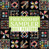 Friendship Sampler Quilt Digital Patterns | Scrappy Sampler Quilt