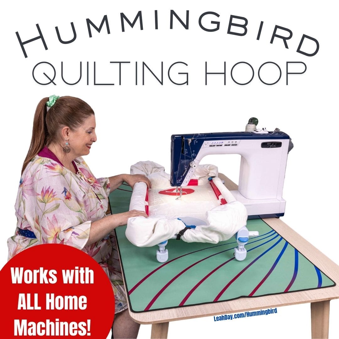 PREORDER Hummingbird Hoop - Quilting Can Be Easy Again!