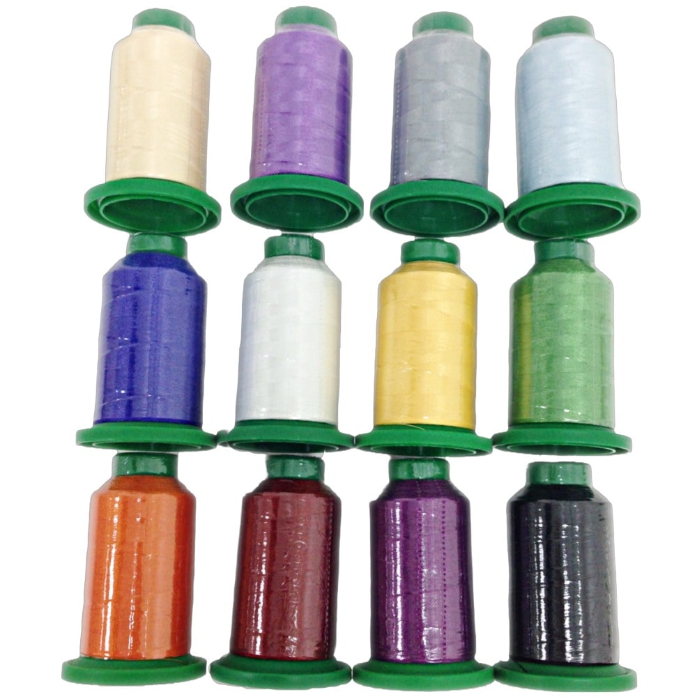 Isacord Thread Starter Set - 12 Beautiful Colors for Quilting –