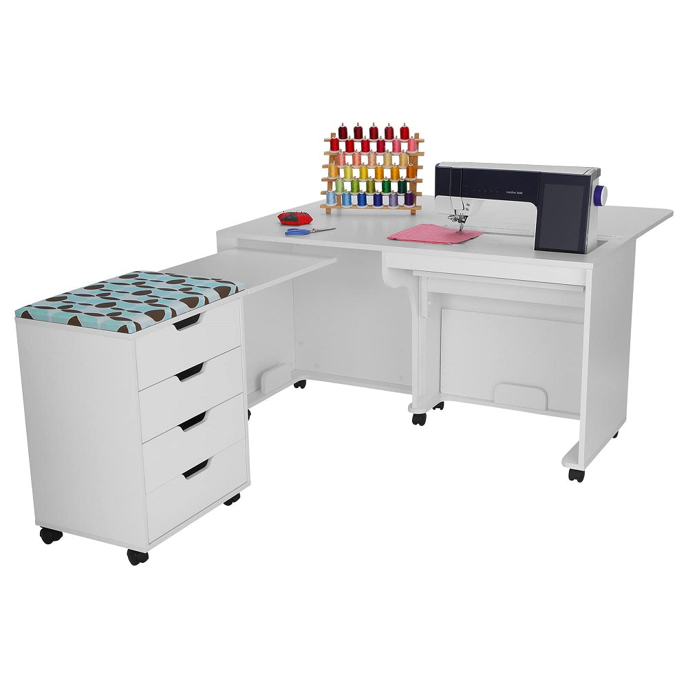 A Sewing Table with Storage The Laverne and Shirley Sewing Cabinet