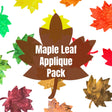 Maple Leaf Applique Precut Fall Fabric Leaves