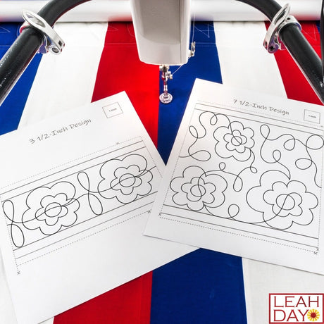 Daisy Pantograph Quilting Design