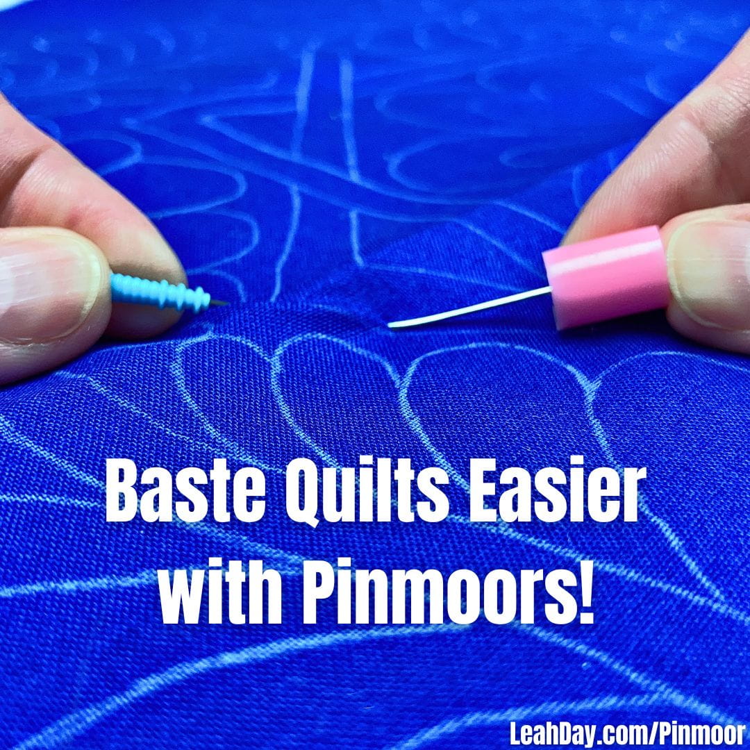 Pinmoor Pin Anchors for Quilt Basting