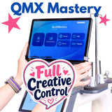 Graphic for QMX Mastery for Longarms and computerized quilting full creative control on a tablet